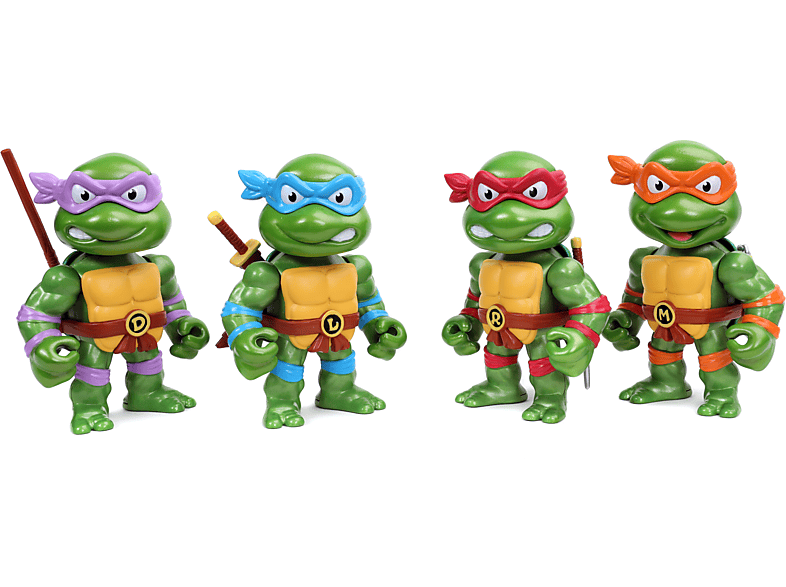 Thumbnail - JADA Turtles 4" Michelangelo Figur Actionfigur Mehrfarbig