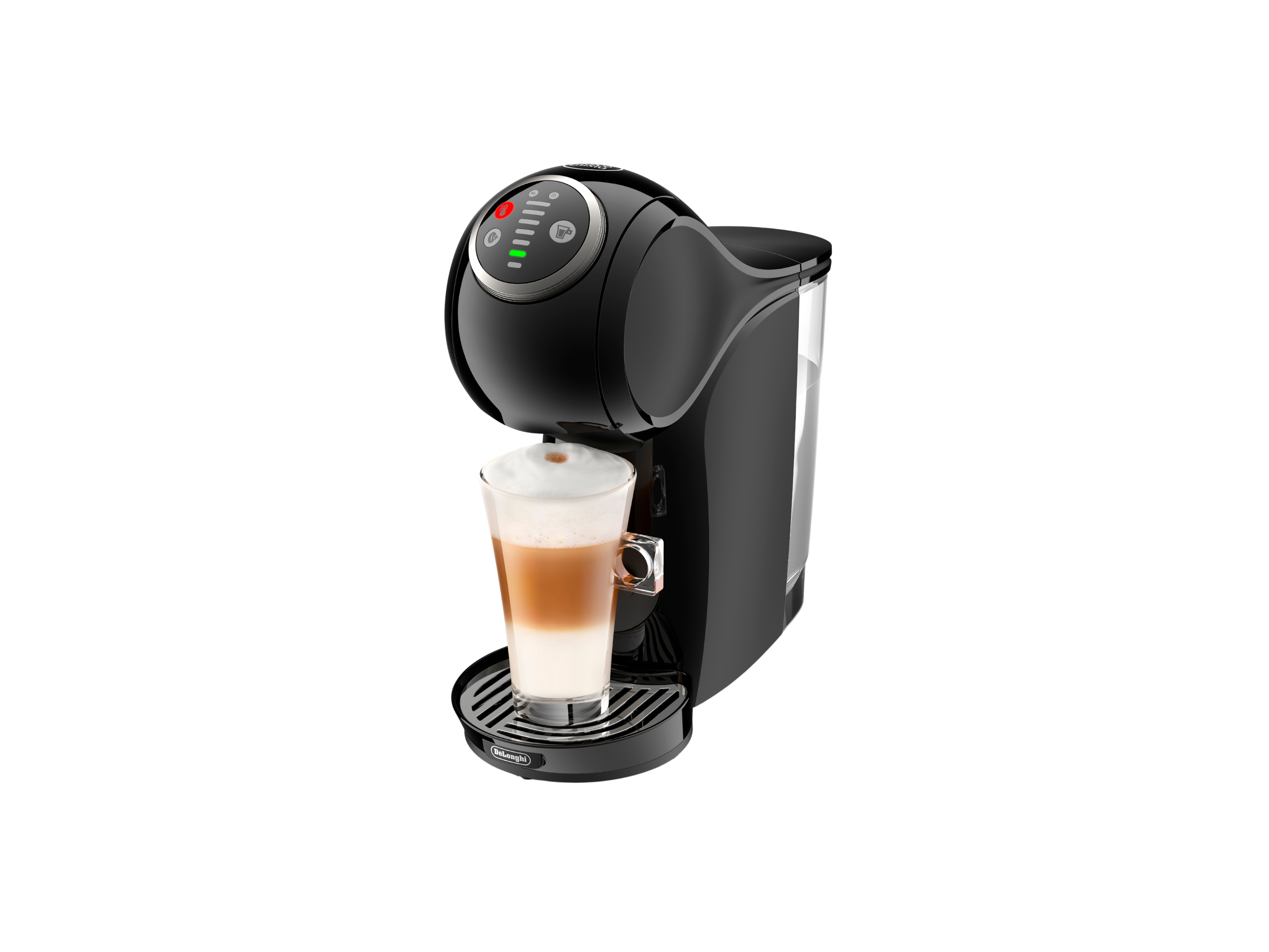 Cafetera de cápsulas - Nescafé Dolce Gusto DeLonghi EDG315.B Genio Plus, 15 bar, 0.8 L, 1600W, Negro