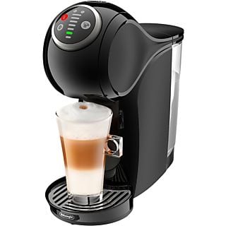 Cafetera de cápsulas - Nescafé Dolce Gusto De'Longhi Genio S Plus EDG315.B, 1600 W, 0.8 L, 15 bar, Sistema Thermoblock, Calentamiento 30 s, Conrol LED