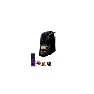 Cafetera de cápsulas - Nespresso® De'Longhi Essenza Mini EN85.B, 1150 W, 19 bar, 0.6 l, Calentamiento 26 s, Apagado automático, Negro