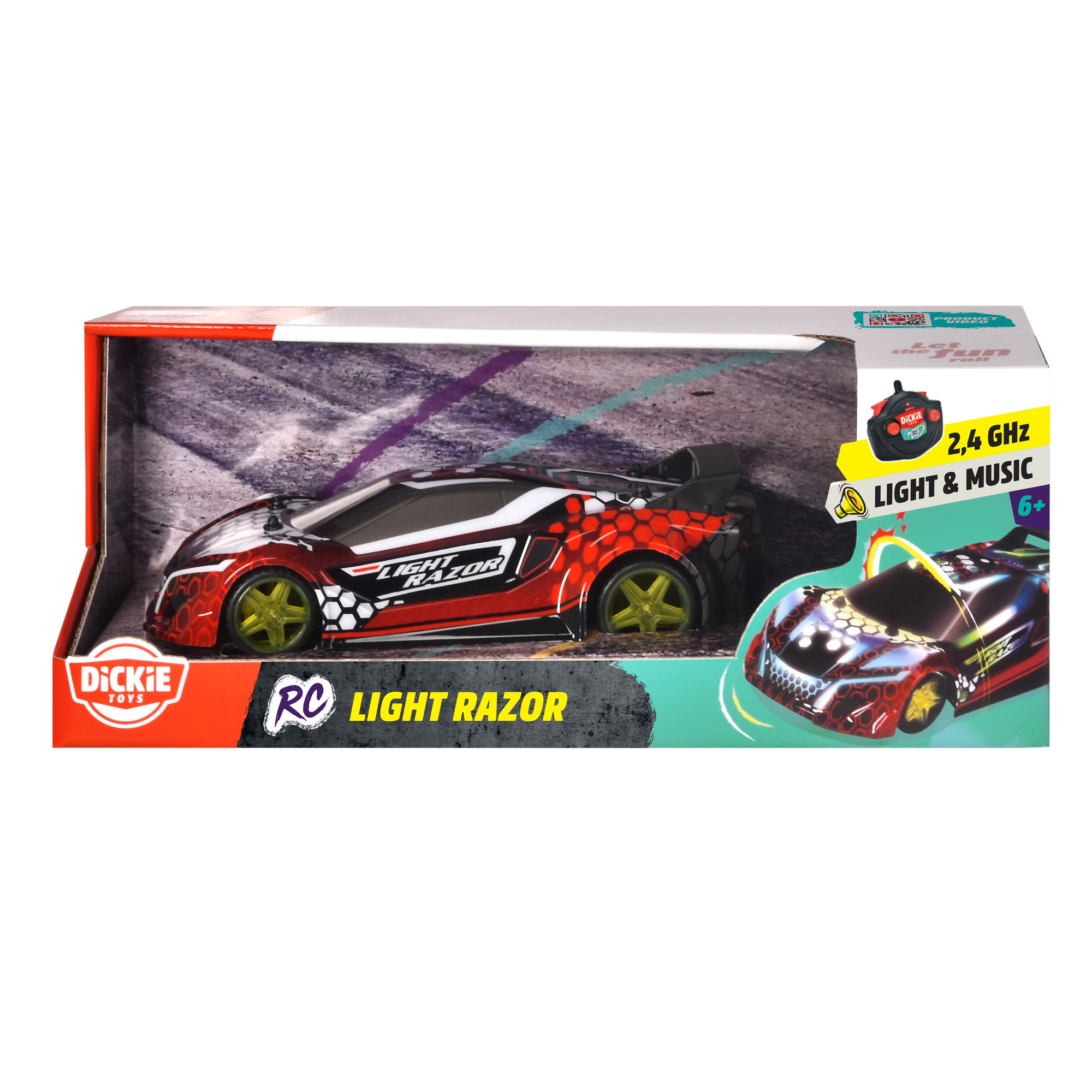 R/C Light Spielzeugauto Mehrfarbig DICKIE-TOYS Razor R/C