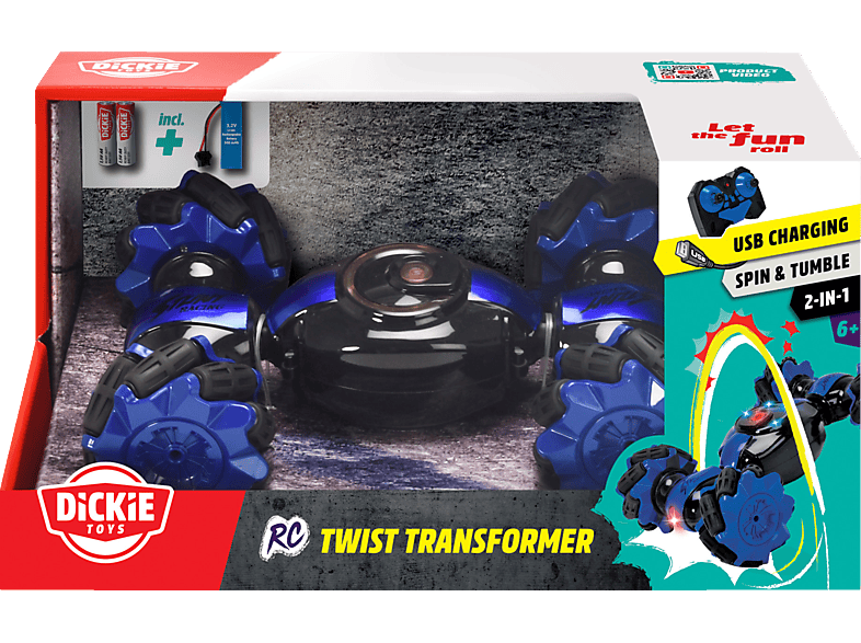 DICKIE-TOYS R/C Twist Mehrfarbig R/C Transformer, RTR Spielzeugauto