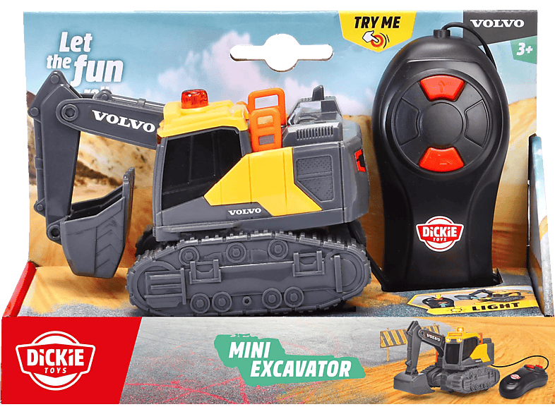 DICKIE-TOYS Mini Excavator Spielzeugbagger Kunststoff