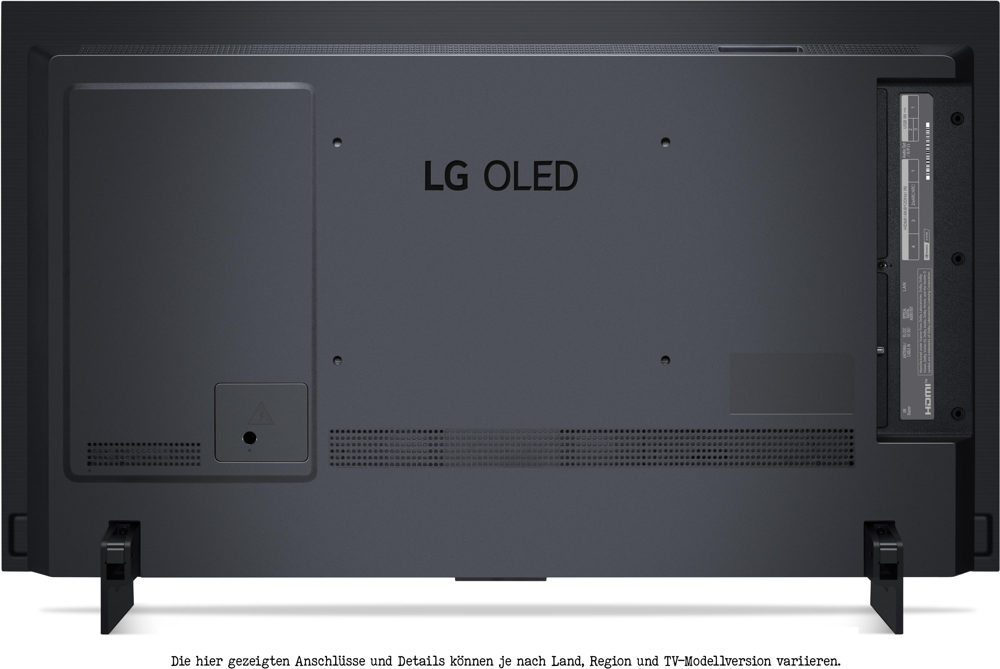 LG OLED42C21LA OLED TV (Flat, 42 Zoll / 107 cm, OLED 4K, SMART TV, webOS22 )