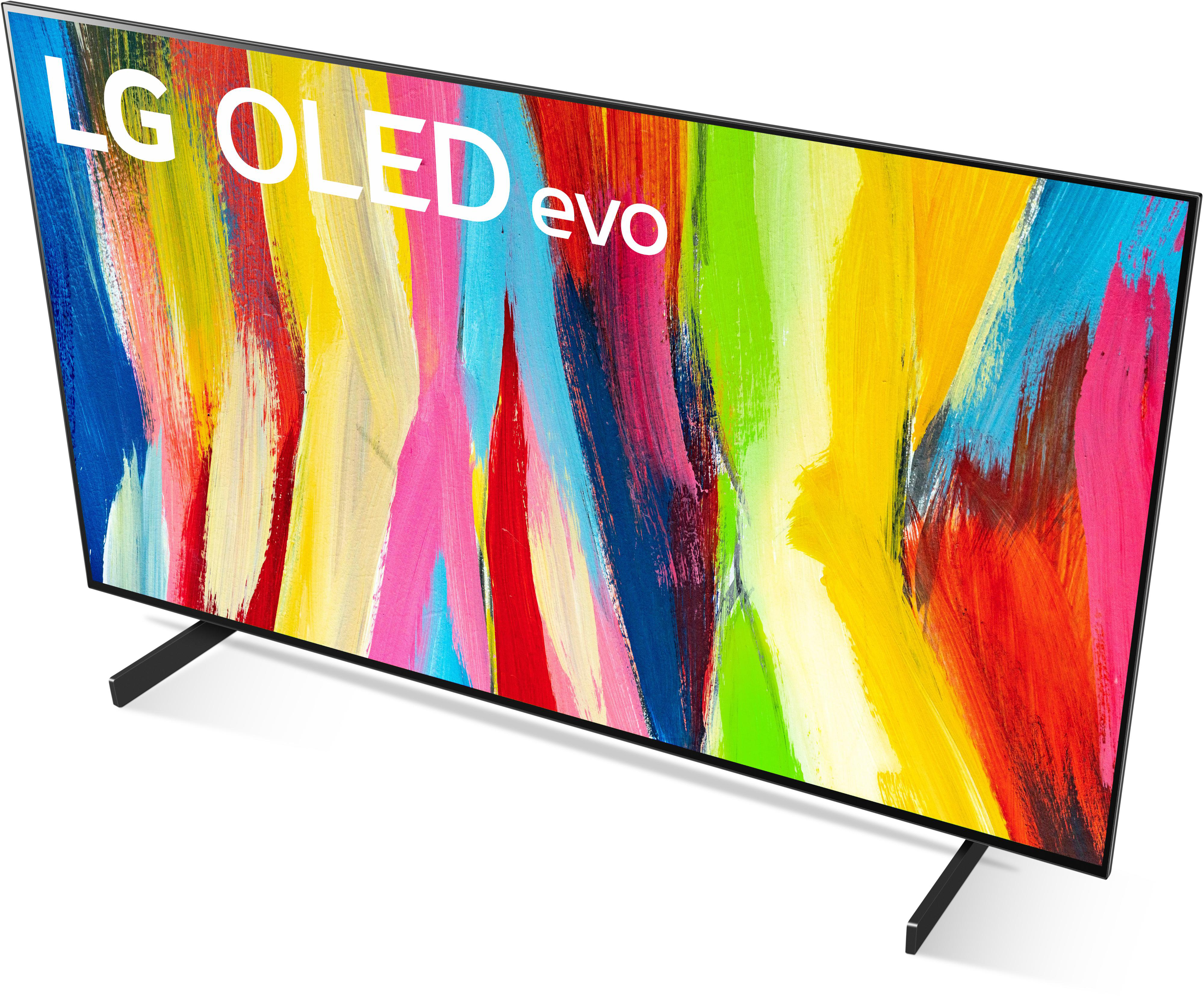 LG OLED42C21LA OLED TV (Flat, 42 Zoll / 107 cm, OLED 4K, SMART TV, webOS22 )