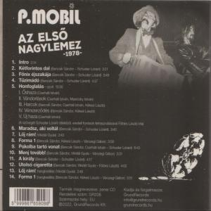 Fekete-fehér albumborító szöveggel, két férfival és egy zenekar nevével.