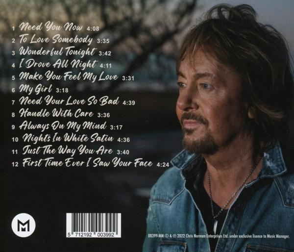 CD-Cover mit Porträt eines Mannes und Titelliste. Titel sind 'Need You Now' und 'First Time Ever I Saw Your Face'.
