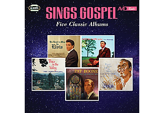 Elvis Presley, Jim Reeves, The Jordanaires, Pat Boone, Nat King Cole - Sings Gospel - Five Classic Albums (CD)