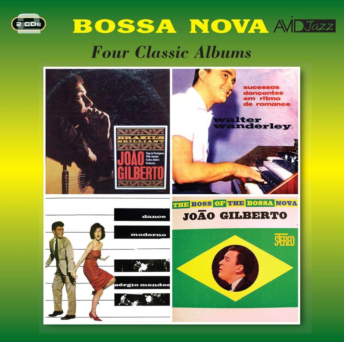 Joao Gilberto, Walter Wanderley, Sergio Mendes - Bossa Nova Four Classic Albums (CD)