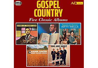 Johnny Cash, Tennessee Ernie Ford, Kitty Wells, Hank Snow, The Oak Ridge Quartet (Boys) - Country Gospel - Five Classic Albums (CD)