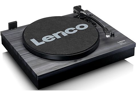 LENCO Tourne-disque Bluetooth avec haut-parleurs (LS-301BK)