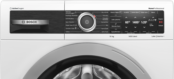BOSCH WAX28FH2TR 10 kg 1400 Devir Çamaşır Makinesi Beyaz
