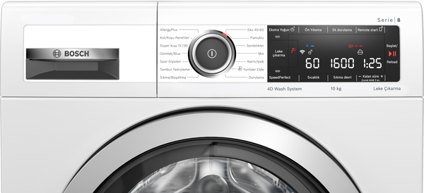 BOSCH WAX32MH0TR 10 kg 1600 Devir Çamaşır Makinesi Beyaz