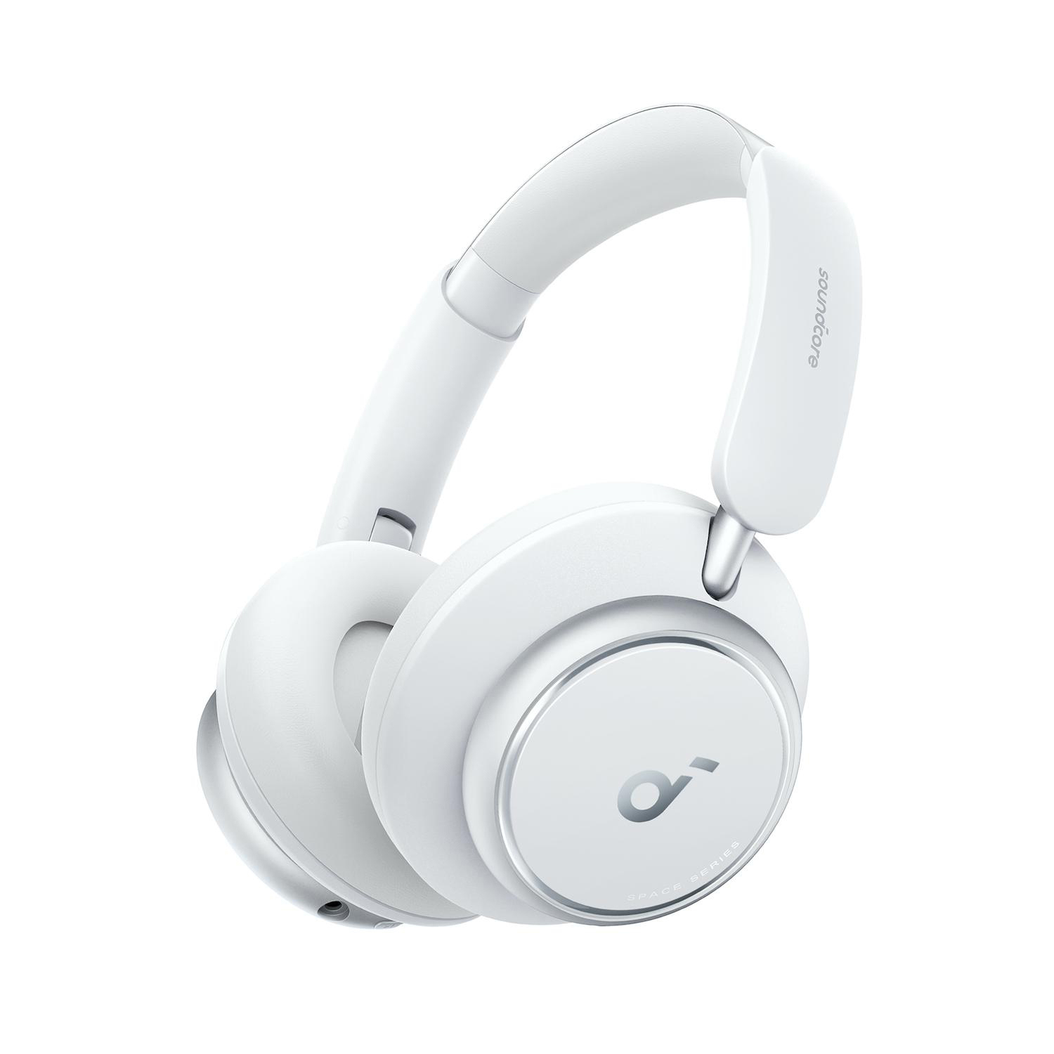 SOUNDCORE Bluetooth Mikrofon, Weiß Soundcore ANKER Q45 Over-ear Space BY mit Kopfhörer
