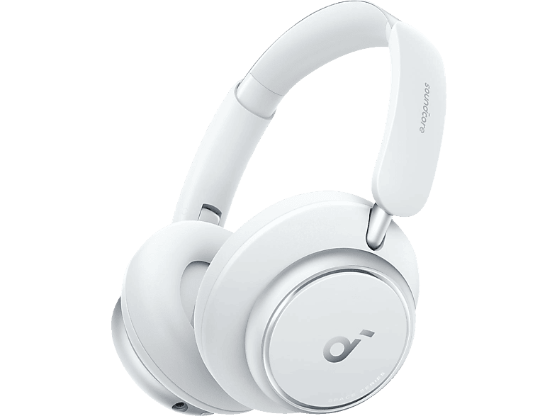 SOUNDCORE Bluetooth Mikrofon, Weiß Soundcore ANKER Q45 Over-ear Space BY mit Kopfhörer