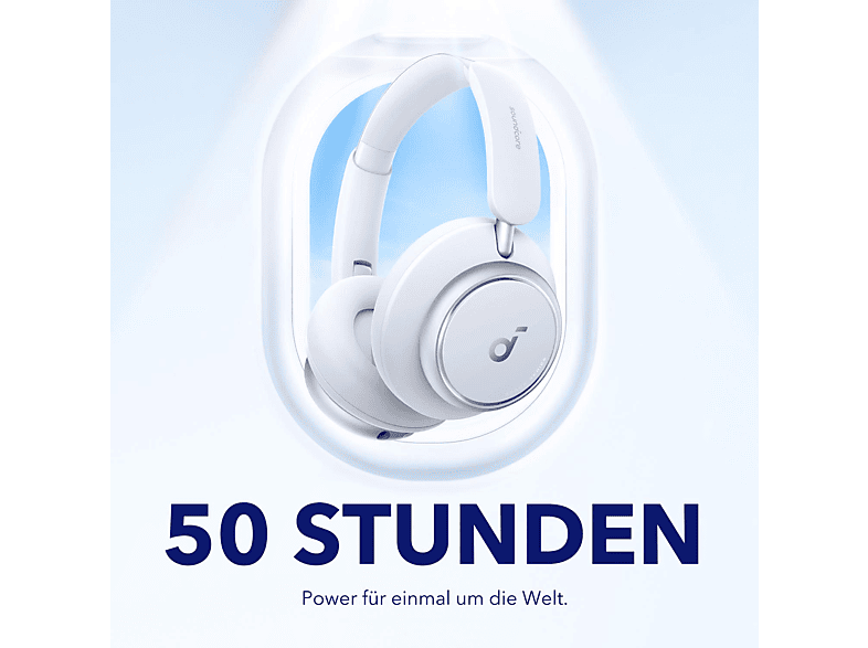 Soundcore by Anker Space Q45 Over-ear Kopfhörer in Weiß bei MediaMarkt