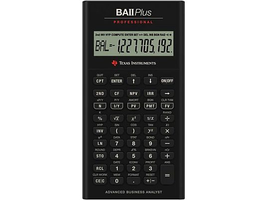 TEXAS INSTRUMENTS BA II Plus Professional - Calculette financière