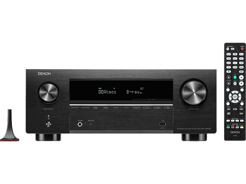 DENON AVC-X3800H AV-Verstärker (9.4 (11.4 Schwarz) Kanal Kanäle, Processing)