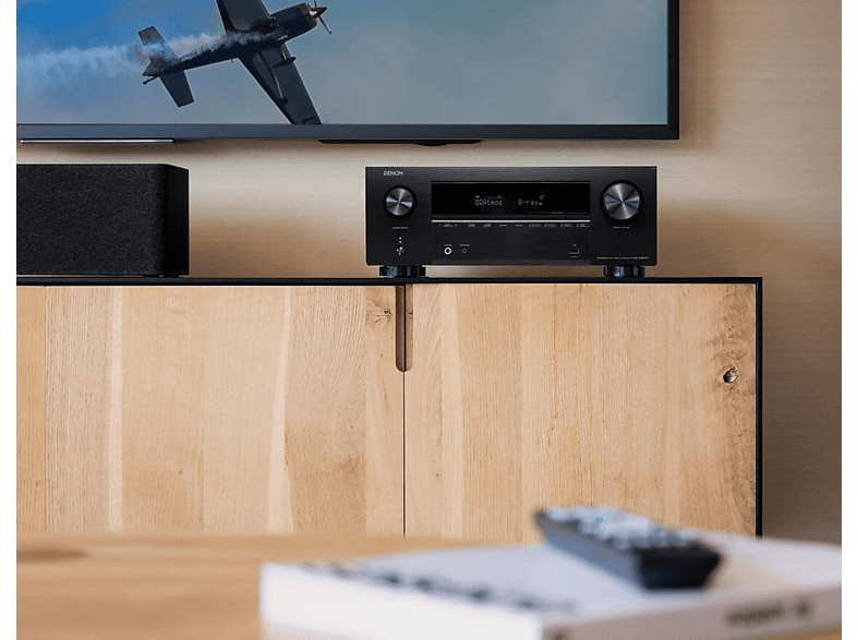Denon AVR-X2800H 7.2-Kanal 8K-AV-Receiver, Schwarz — Foto 3 von 3