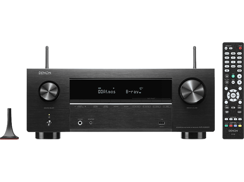 AVR-X2800H AV-Receiver (7.2 Schwarz) DENON Kanäle,