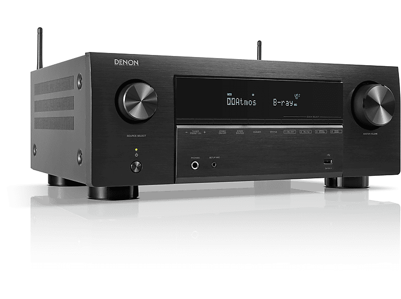 DENON AVR-X2800H DAB AV-Verstärker (7.2 Kanäle, Schwarz)