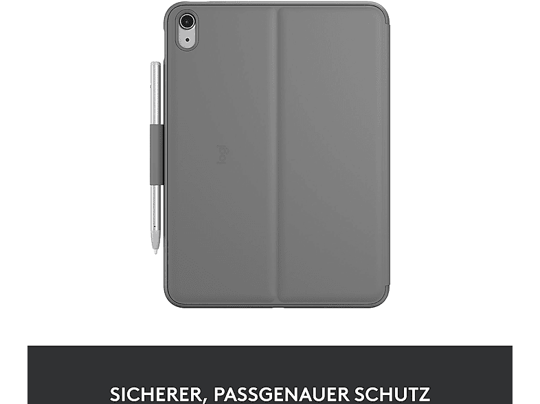 LOGITECH Slim Folio Tastatur-Case, für iPad (10. Generation) und iPad (A16), Graphite — Foto 4 von 5