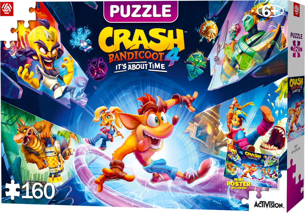 Kids Puzzle: Crash Bandicoot 4 - It's About Time 160 db-os puzzle