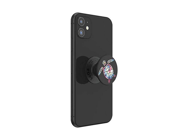 Popsockets Phone Grip & Stand, Austauschbar - Psychedelic Turtle; Zusammenklappbarer Griff — Foto 4 von 4