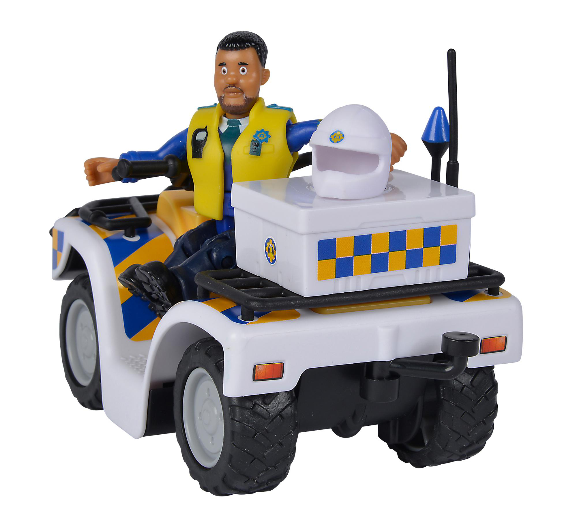 Spielset Quad Figur TOYS Mehrfarbig SIMBA Polizei Feuerwehrmann Sam mit