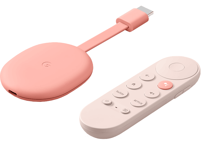 Tratado cable vendaje Reproductor multimedia | Google Chromecast con Google TV 4K, Mando de  control por voz, Amanecer (Rojo)