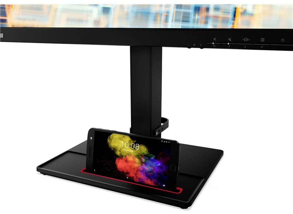 LENOVO Monitor ThinkVision T22v-20, 21.5 Zoll, FHD, 60Hz, 6ms, 250cd, IPS, Webcam, Raven Black 21,5 Zoll Monitor, Full-HD, 6 ms Reaktionszeit, 250 cd/m², 60 Hz, Raven Black
