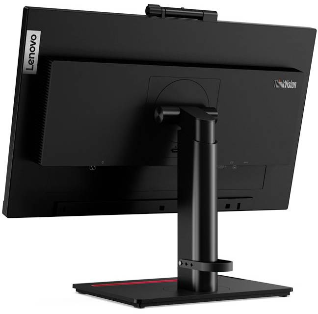 LENOVO Monitor ThinkVision T22v-20, 21.5 Zoll, FHD, 60Hz, 6ms, 250cd, IPS, Webcam, Raven Black 21,5 Zoll Monitor, Full-HD, 6 ms Reaktionszeit, 250 cd/m², 60 Hz, Raven Black