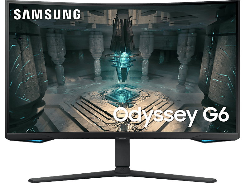 SAMSUNG Odyssey G6 (S27BG650EU) 27 Zoll WQHD Gaming Monitor (1 ms Reaktionszeit