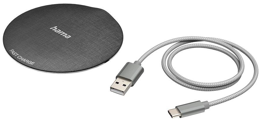 Hama 201680 Draadloze Oplader Fc10 Metal Zwart