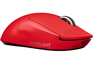 LOGITECH G Pro X Superlight vezeték nélküli egér, piros (910-006784)