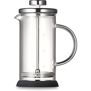 Cafetera de prensa - Melitta 17308, 3 tazas, Resistente al calor, Negro