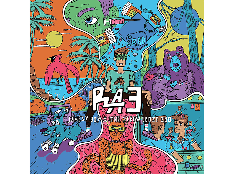 Rare Americans Jamesy Boy And the Screw Loose Zoo (LP) (Vinyl) Rare