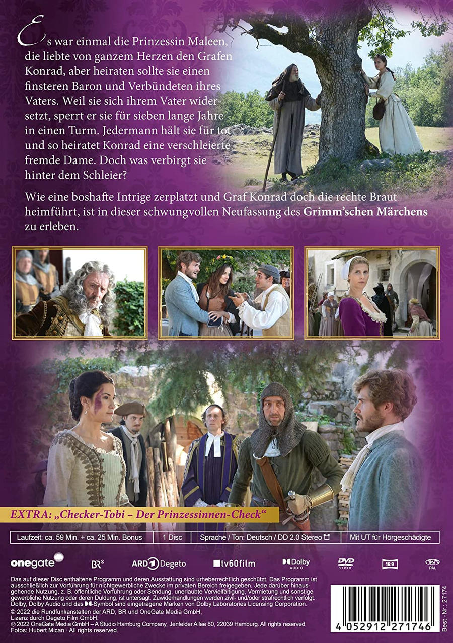 DVD-Cover mit Filmtitel und Bildern von Charakteren.