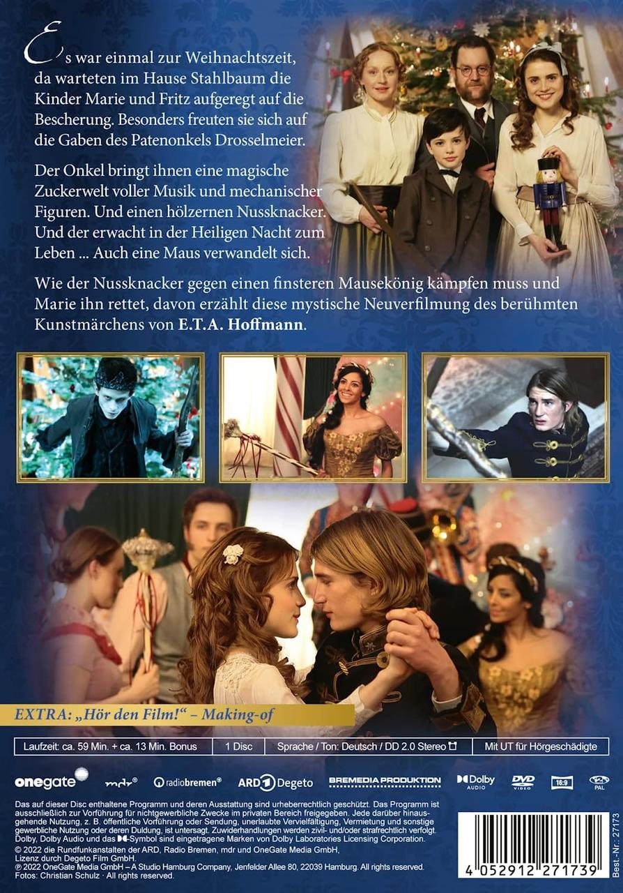 DVD-Cover eines Films mit mehreren Szenen. Zeigt eine Familie, ein Paar und eine Theateraufführung.