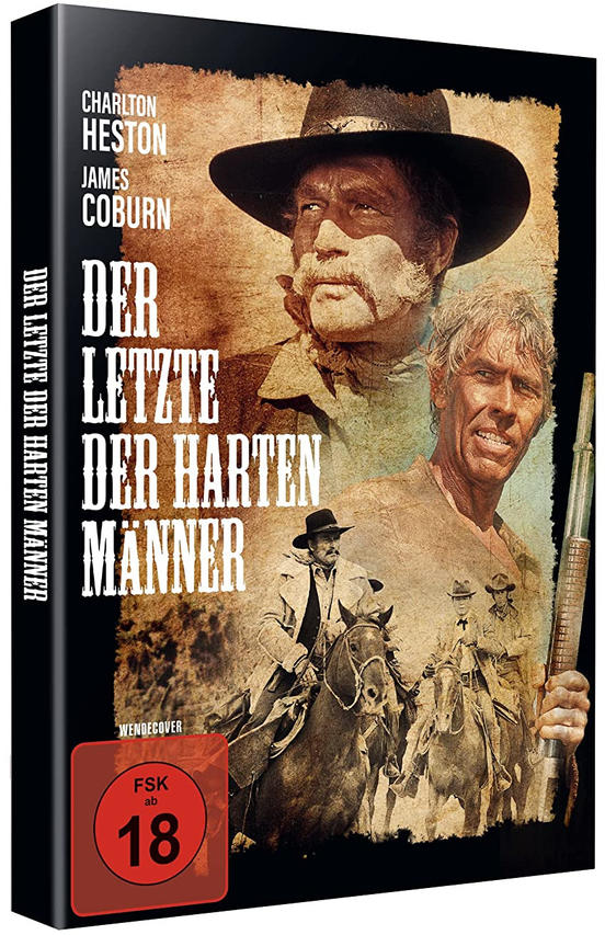 DVD-Cover, Filmplakat mit drei Männern, Text auf Deutsch und rotes FSK 18-Logo.