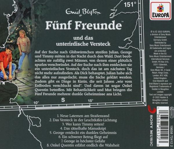 Rückseite eines Buches auf Deutsch. Das Bild zeigt einen Buchumschlag mit Titel und Illustrationen.