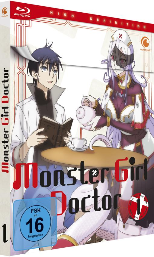 Anime-Blu-ray-Cover. Zwei Charaktere, einer liest und einer gießt Tee, sitzen an einem Tisch.