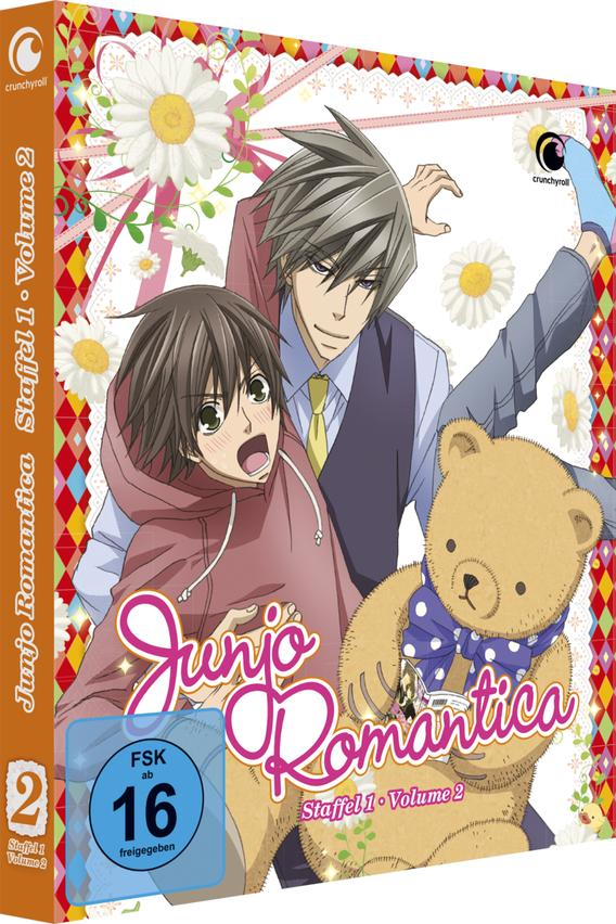 Anime-DVD-Cover für Junjo Romantica. Zwei Männer sind auf dem Cover abgebildet.