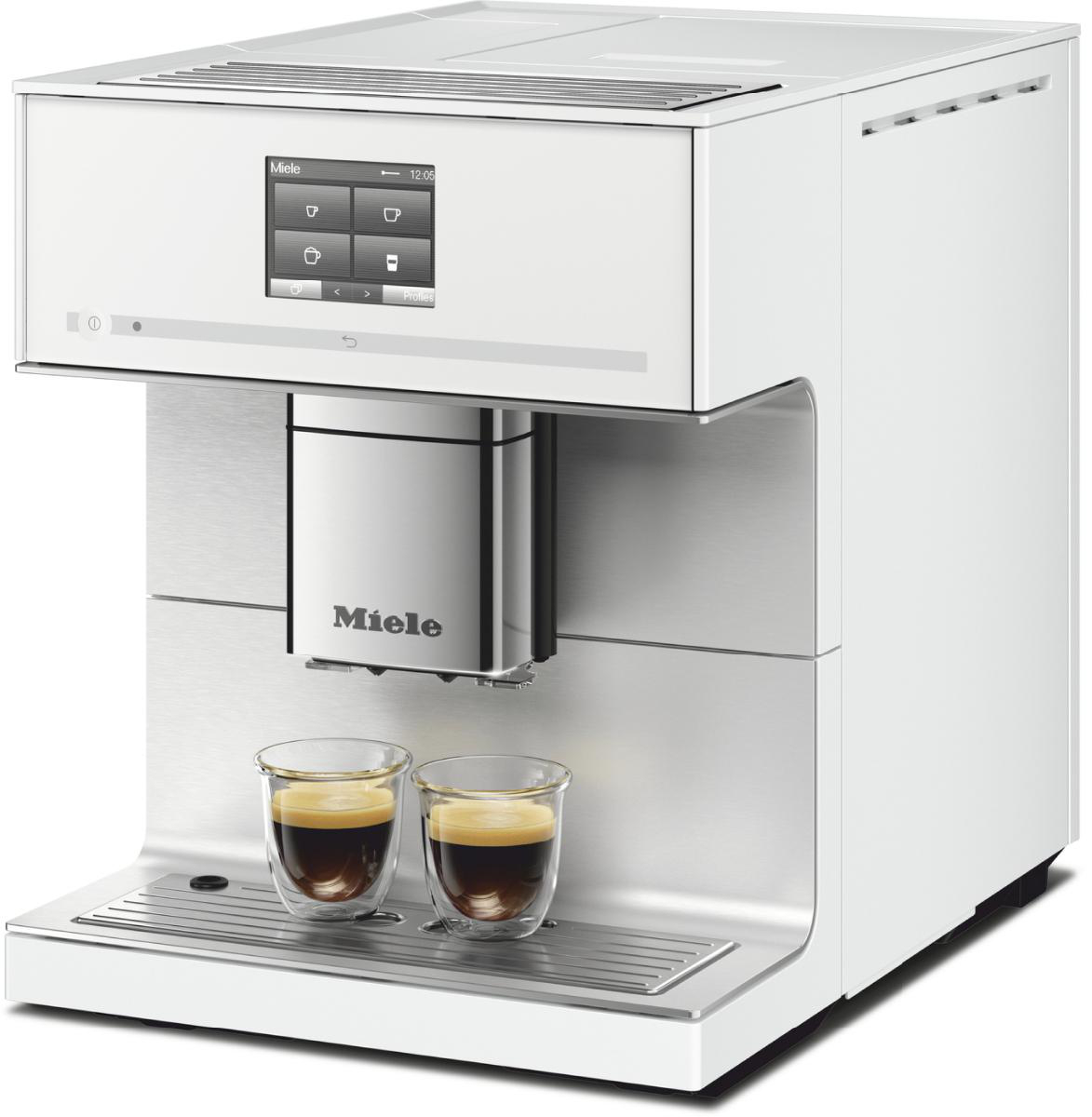 MIELE CM Kaffeevollautomat Brillantweiß 7350
