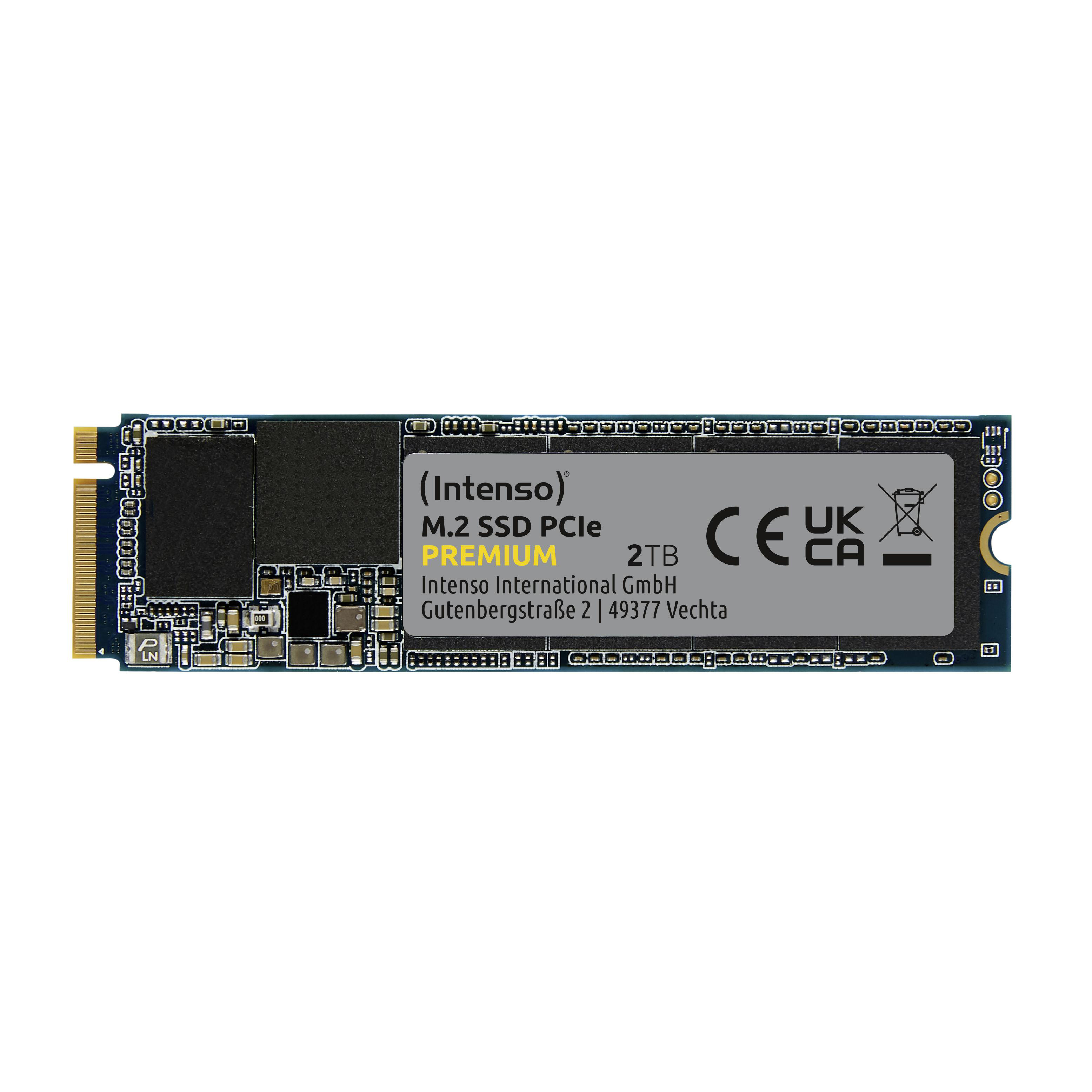 Festplatte, via 2 SSD PCIe, 3835470 M.2 TB INTENSO intern