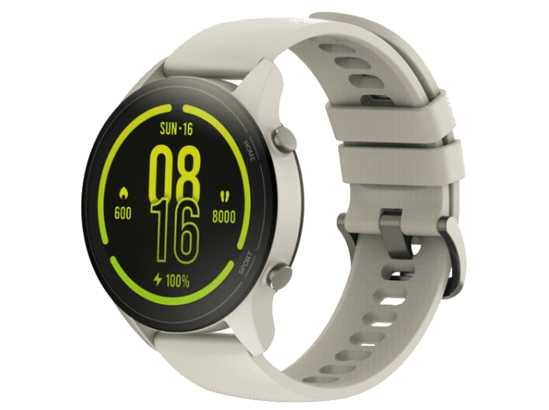 Smartwatch - Xiaomi Mi Watch, 1.39", 16 días, 117 Modos deportivos, Bluetooth, Resistente al agua, Beige