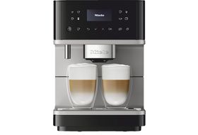 MediaMarkt AlusilberMetallic 5510 Aromaschonendes Kaffeevollautomat CM Kegelmahlwerk MIELE Kaffeevollautomat | Silence