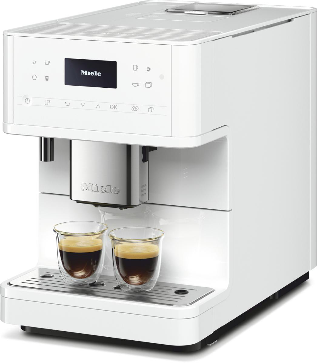 MIELE CM 6160 MilkPerfection Kaffeevollautomat Lotosweiß