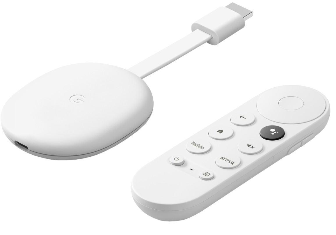 GOOGLE Chromecast 4K met Google TV Wit