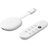 MediaMarkt Google Chromecast 4k Met Google Tv - Wit aanbieding